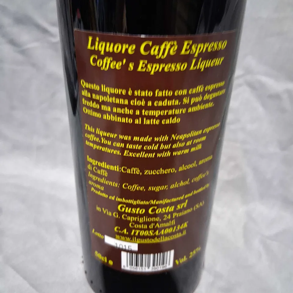 GUSTA CAFFÈ LIQUORE CAFFÈ ESPRESSO – COFFEE LIQUEUR, MADE IN ITALY