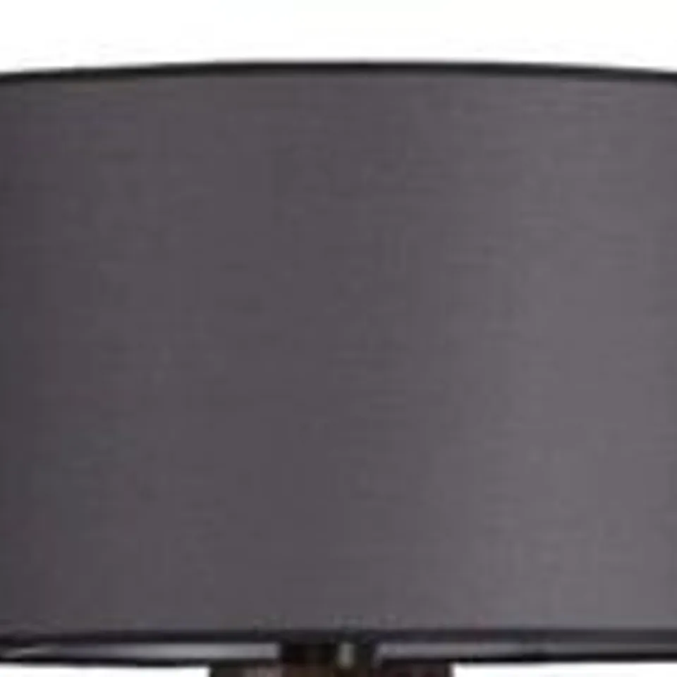 BOXED LUMEXX LIGHTING DRUM LAMPSHADE DARK GREY 45CM X 24CM