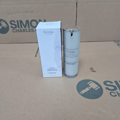CULT51 NECK AND DECOLLETAGE FIRMING DAY CREAM 30ML BOXED