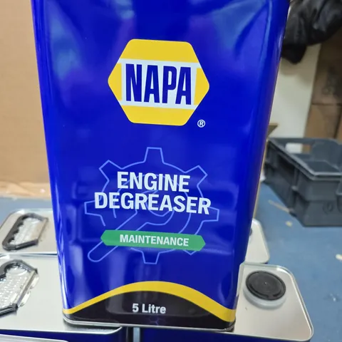 NAPA Engine Degreaser Maintenance 5 Litre + Bulk Tin Pack (4 Metal Tins) – Automotive Maintenance Lot
