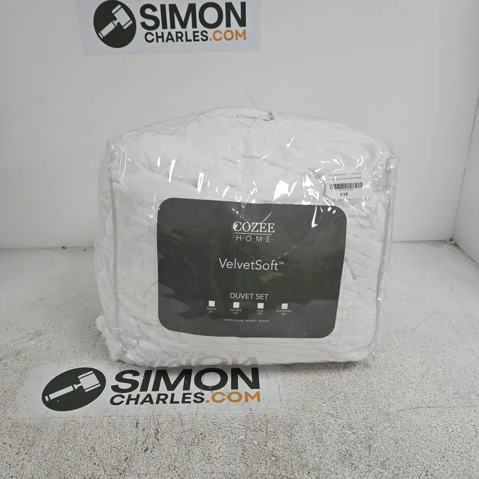 COZZEE HOME VELVETSOFT DUVET SET – SUPER KING SIZE