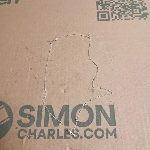 MONICA VINADER NECKLACE – SILVER-TONE CHAIN BOXED