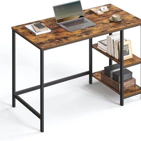 BOXED VASAGLE DESK WITH STORAGE, COMPUTER TABLE