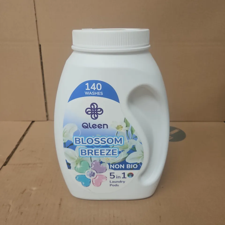 QLEEN BLOSSOM BREEZE 5IN1 LAUNDRY PODS (140 WASHES)