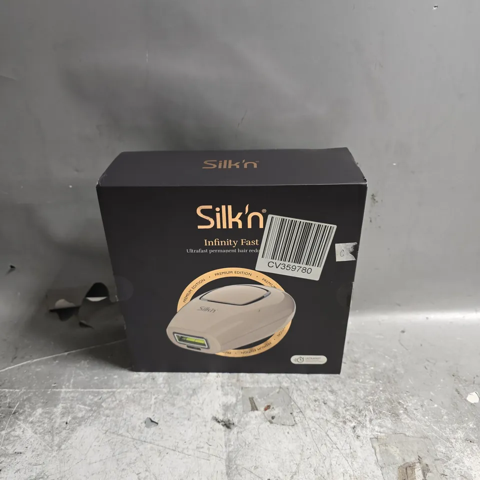 BOXED SILK'N INFINITY FAST PERMANENT HAIR REDUCTION DEVICE IN BEIGE