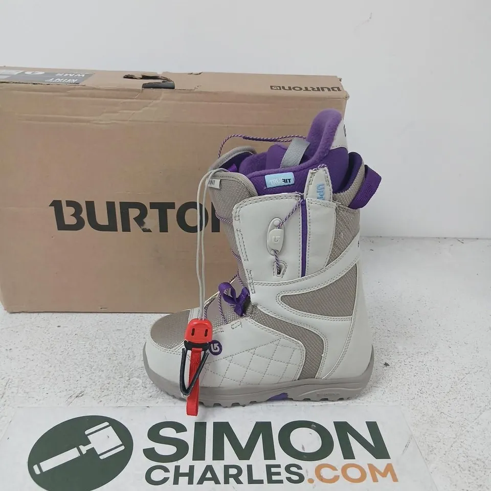 BURTON MINT WOMEN’S SNOWBOARD BOOTS – DESERT PURPLE/MAUVE DESERT, UK 3 (US 4)