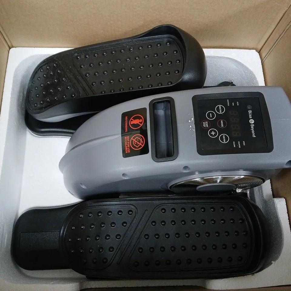 BOXED BLISS & BEYOND ELECTRONIC STEPPER IN BLACK