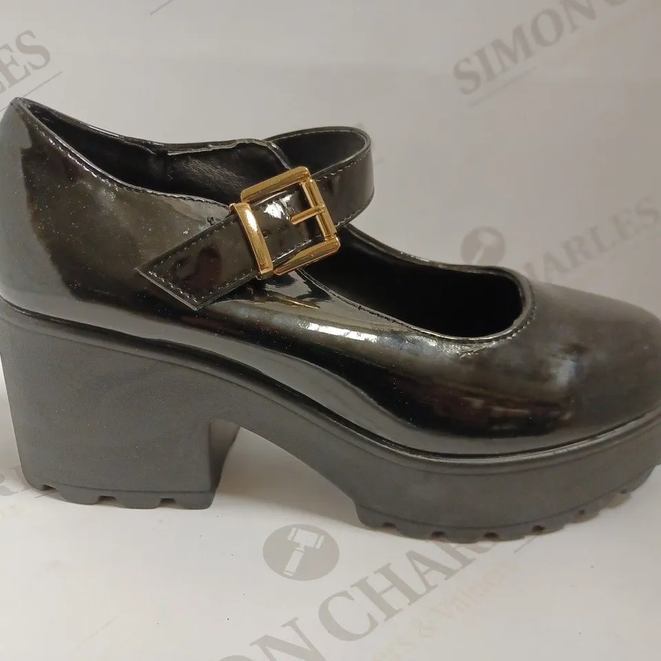 KOI VEGAN TIRA BLACK MARY JANES 'PATENT EDITION' - SIZE 5