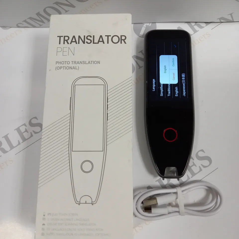 BOXED TRANSLATOR PHOTO TRANSLATION PEN