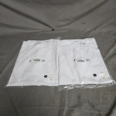 HOLLISTER COOLING TEE BOXY FIT – WHITE, SIZE L (2 PACK)