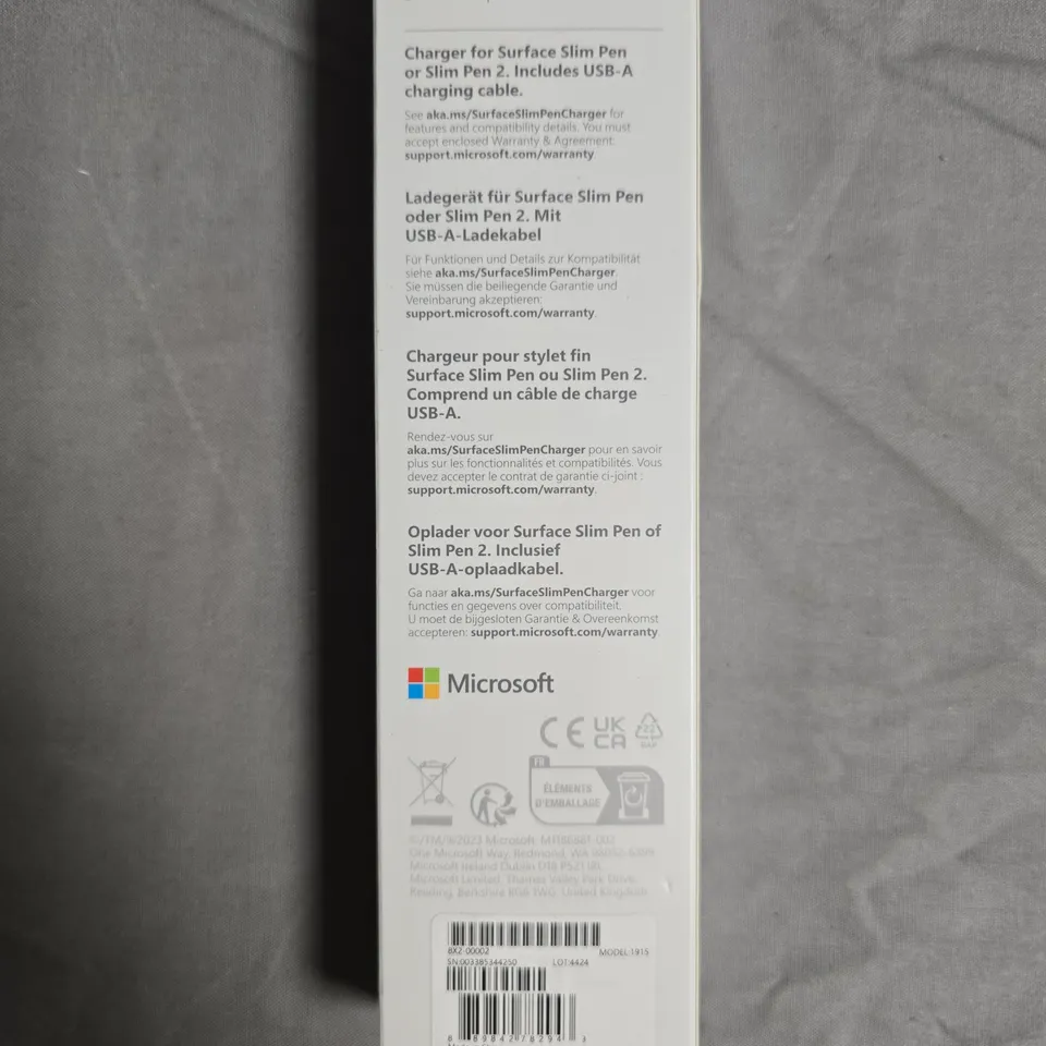 SEALED MICROSOFT SURFACE SLIM PEN CHARGER – BOXED (FOR SURFACE SLIM PEN 1 & 2)