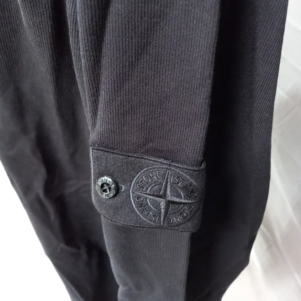 STONE ISLAND GH FLEECE NERO IN BLACK - XL