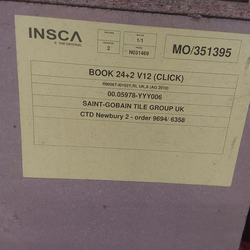 BOXED INSCA BOOK 24+2 TILE DISPLAY UNIT