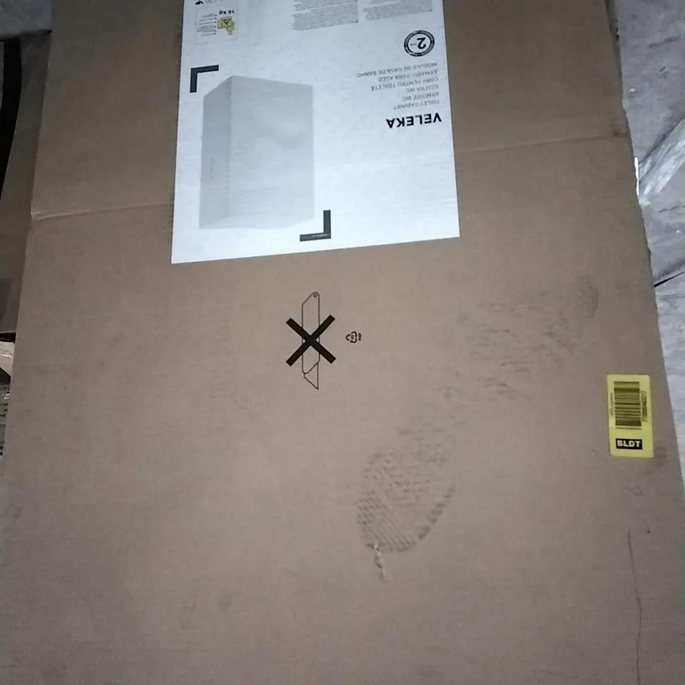 BOXED VELEKA TOILET CABINET