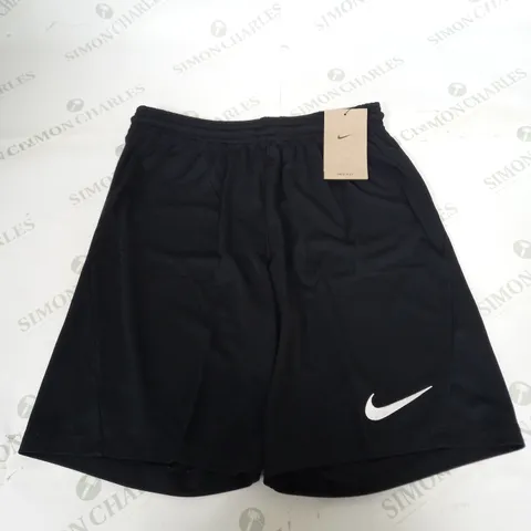 NIKE DRI-FIT SHORTS IN BLACK SIZE S