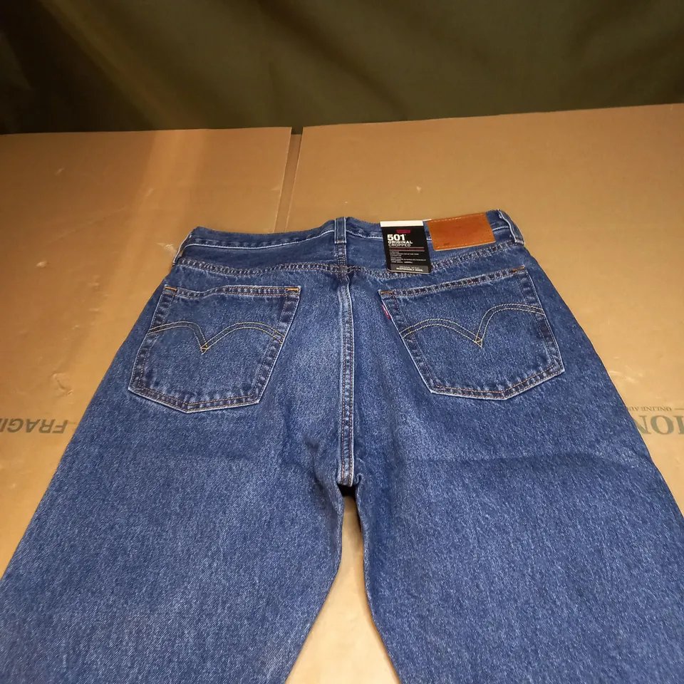 MENS LEVIS 501 ORIGINAL CROPPED TROUSERS SIZE 30 X 30