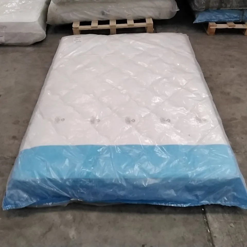 QUALITY BAGGED 135CM DOUBLE MICROQUILT MATTRESS 