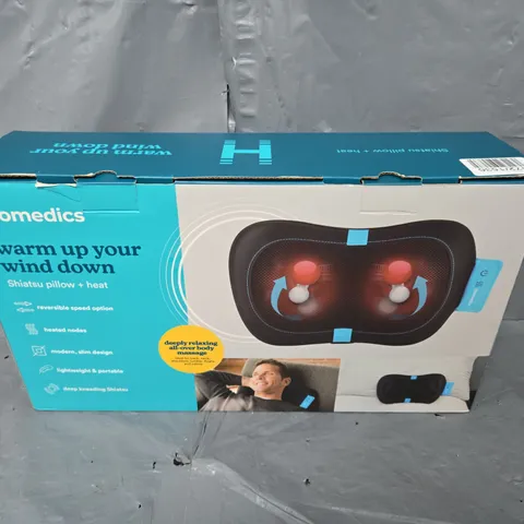 BOXED HOMEDICS SHIATSU PILLOW + HEAT