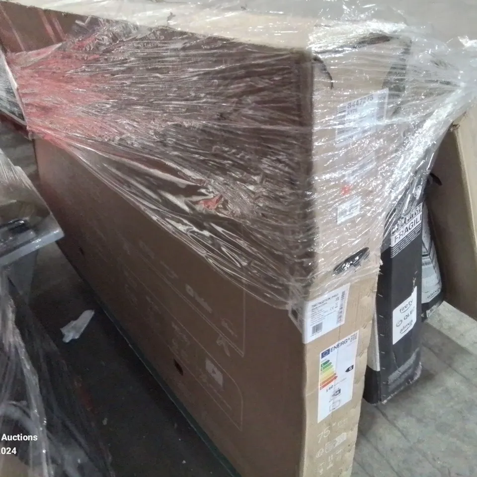 PALLET CONTAINING APPROXIMATELY 6 BOXED HD TELEVISION IN VARIOUS SIZES MAKES AND MODELS -UNTESTED-