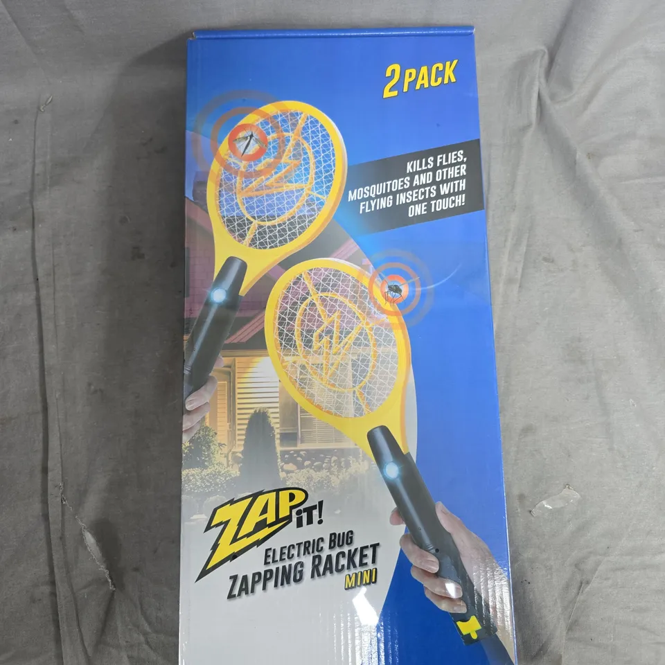 A BOX OF APROXIMATELY 9  Zap It! Mini Twin Bug Zapper 2-Pack – Rechargeable Insect Zappers (Boxed)