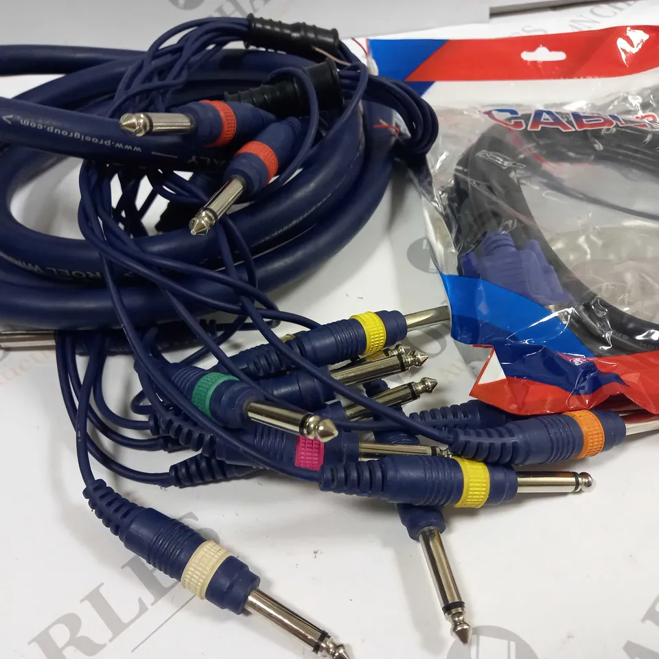 LOT OF 4 ASSORTED CABLES 