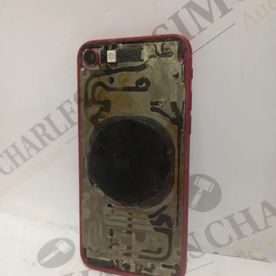 APPLE IPHONE IN RED - MODEL UNSPECIFIED