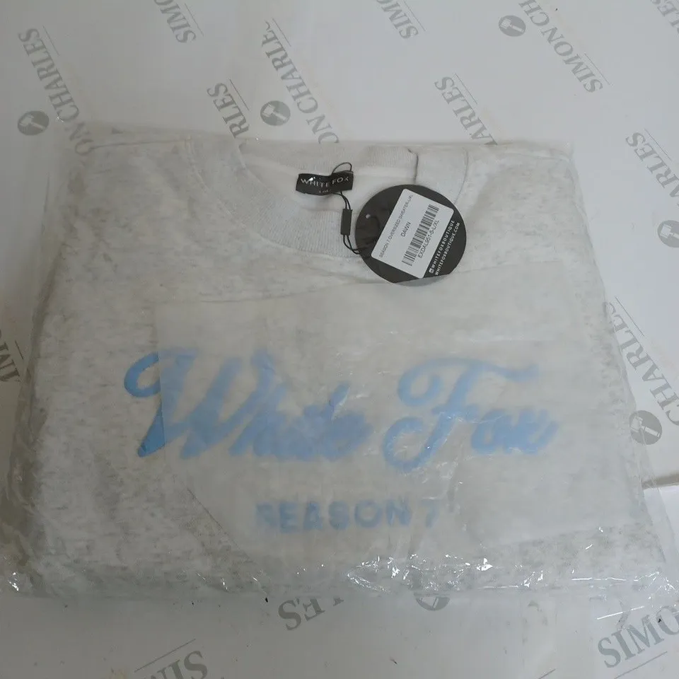 WHITE FOX SEASON 7 OVERSIZED SWEATER SIZE XL