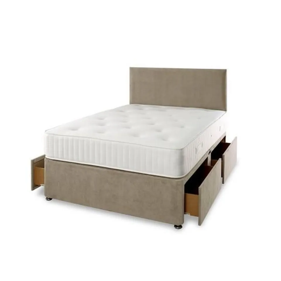 BAGGED TIVOLI ORTHOPEDIC KING SIZE 4-DRAWER DIVAN BASE (2 ITEMS)