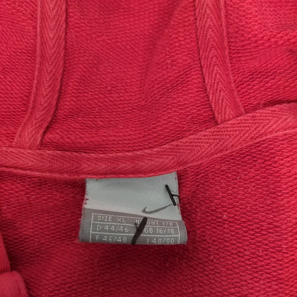 NIKE HOODIE – RED, KANGAROO POCKET, SIZE XL 
