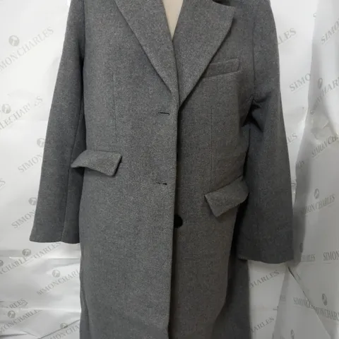 H&M HEAVY WEIGHTED TRENCH COAT IN GREY - EUR 40