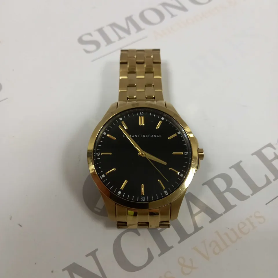 ARMANI EXCHANGE AX2145 MEN'S STAINLESS STEEL 3-HAND WATCH - GOLD 