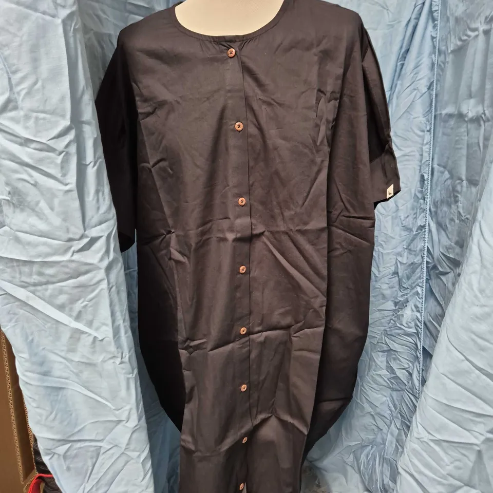 TURTLEDOVE LONDON BLACK NINA TUNIC – SIZE 2 (ORGANIC COLLECTION)