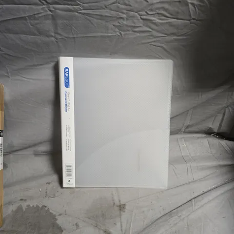 RAPESCO 15MM 2-RING OVERSIZED BINDER (A4) – APPROXIMATELY 10 PACK , CLEAR