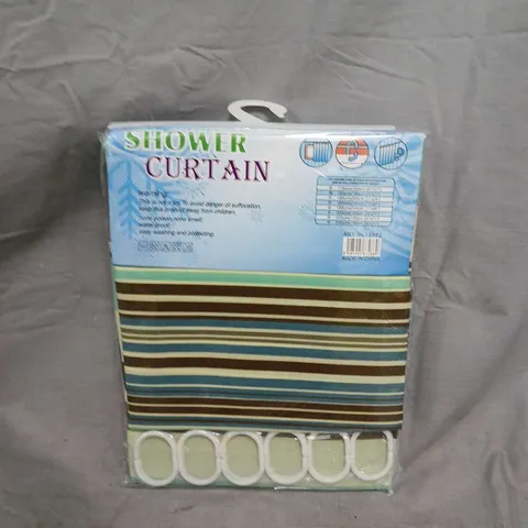LARGE QUANTITY OF BAGGED SHOWER CURTAINS