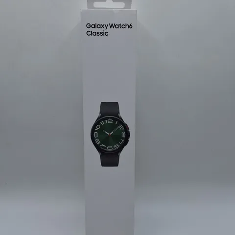 SEALED SAMSUNG GALAXY WATCH6 CLASSIC IN BLACK - SM-R965FZKAEUA
