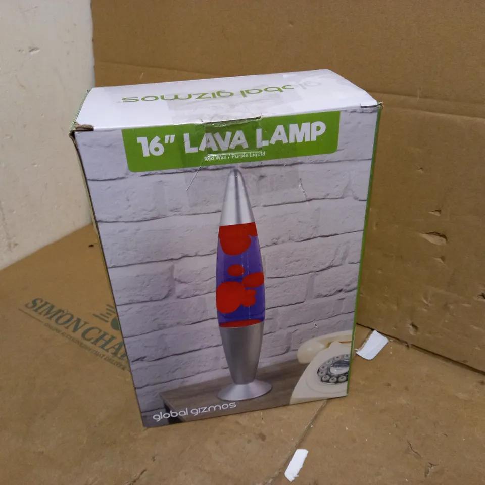 16" .LAVA LAMP