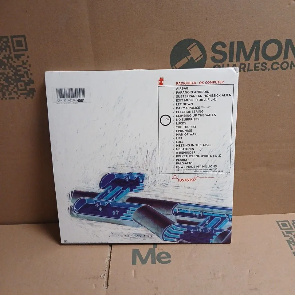 RADIOHEAD OK COMPUTER "OKNOTOK 1997 - 2017" VINYL
