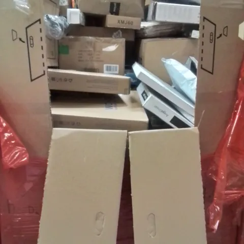 PALLET OF ASSORTED HOUSEHOLD GOODS AND PRODUCTS TO INCLUDE;TOILET SEATS, WALKING STICK,GARMENT RACK, BLINDS AND OTHER ASSORTED ITEMS...