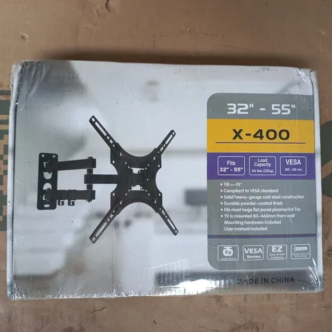 TV WALL MOUNT BRACKET X-400 – FITS 32–55 INCH TVS