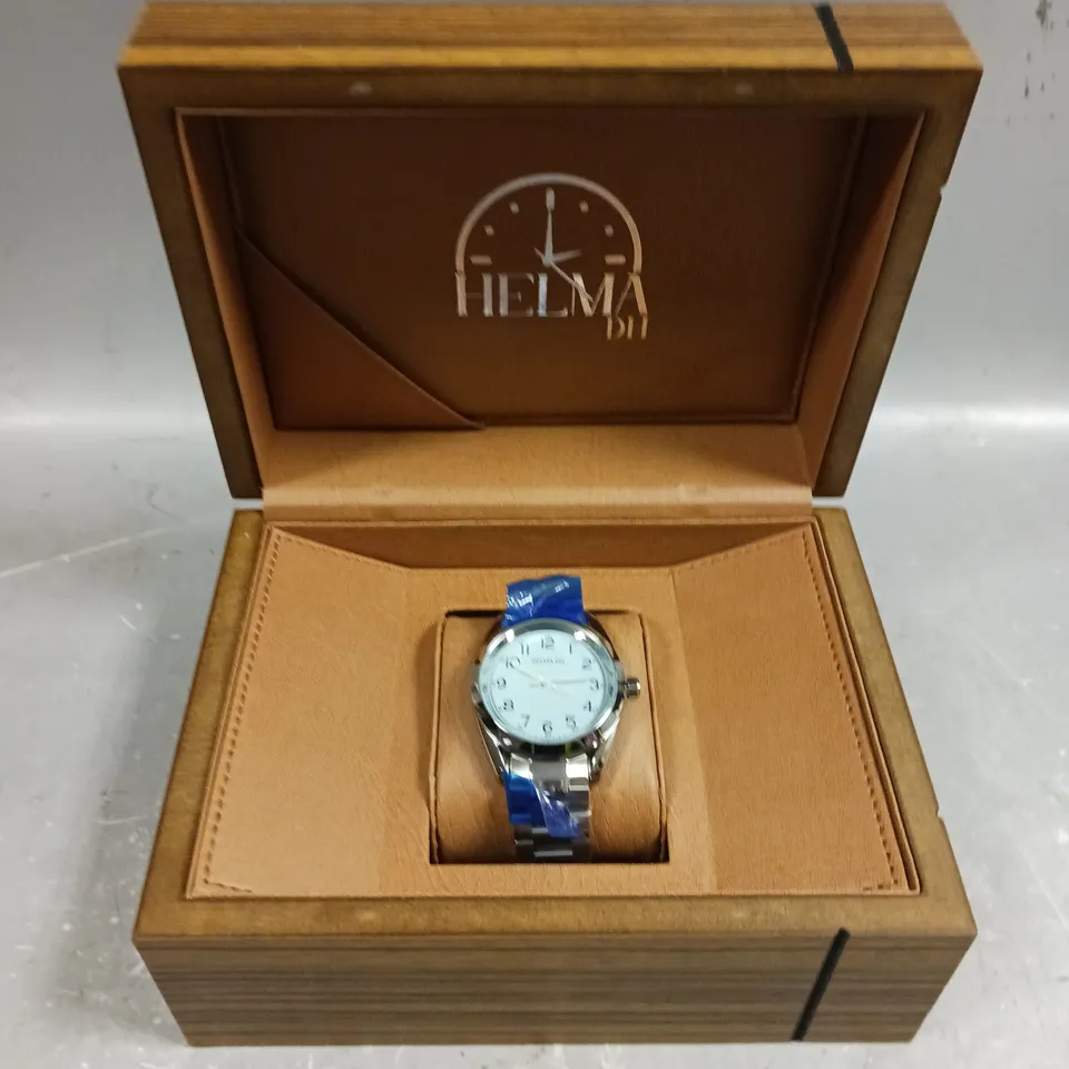 MENS HELMHA DH WATCH –  STAINLESS STEEL STRAP – 3ATM WATER RESISTANT