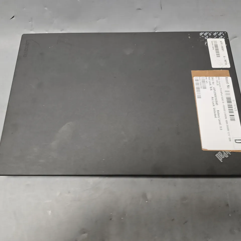 LENOVO X260 THINKPAD LAPTOP IN BLACK