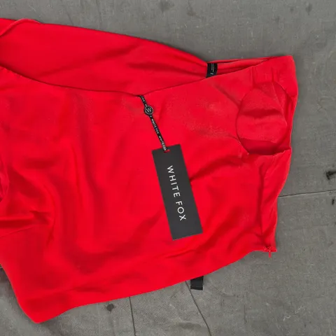 WHITE FOX FROM ME TO YOU TOP IN RED SIZE MEDIUM