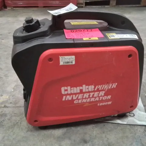 CLARKE POWER 1800W INVERTER GENERATOR