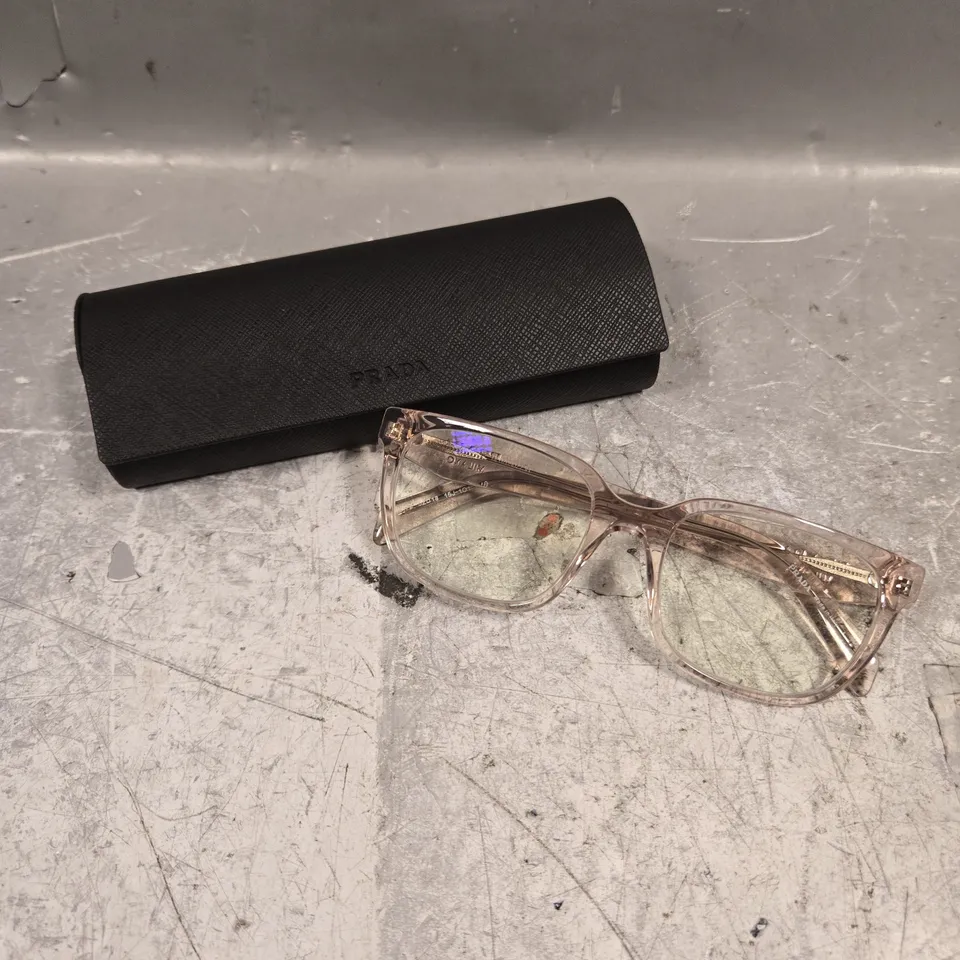 PRADA CLEAR FRAME PRESCRIPTION GLASSES 