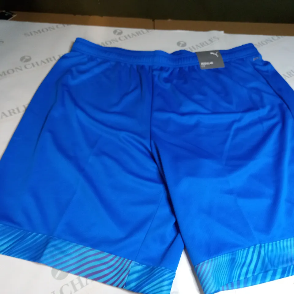 XL BLUE PUMA SHORTS 
