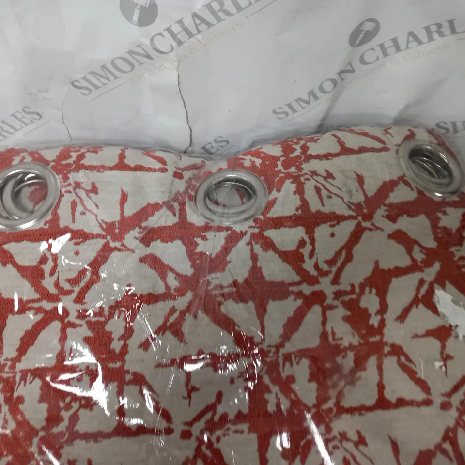 SCATTER BOX SIGMA ORANGE CURTAINS - 132X90CM