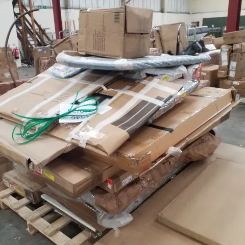 PALLET CONTAINING ASSORTED FLATPACK FURNITURE PARTS 