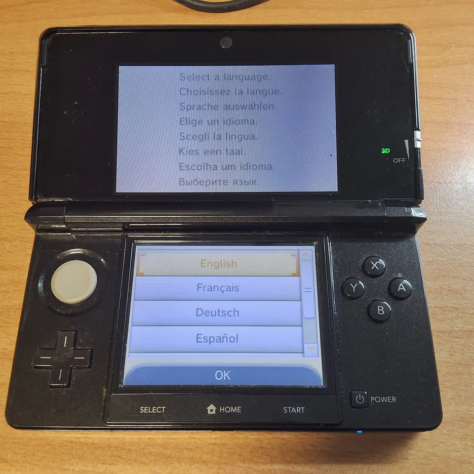 UNBOXED NINTENDO 3DS IN GREY - CTR-001