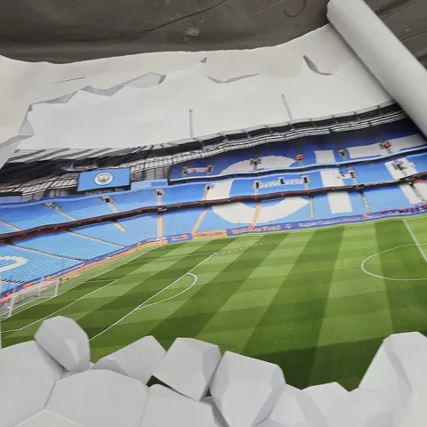 LARGE MCFC ETTIHAD WALL STICKER - 101CM X UNSPECIFIED