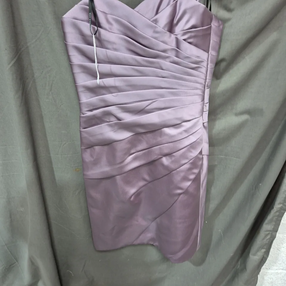 SORELLA VITA LAVENDER BRIDESMAID DRESS, SIZE UK 16J (USA 16J AUS 16J), BACK ZIPPER
